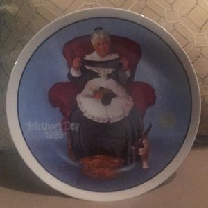 Knowles “Mending Time” Norman Rockwell China plate